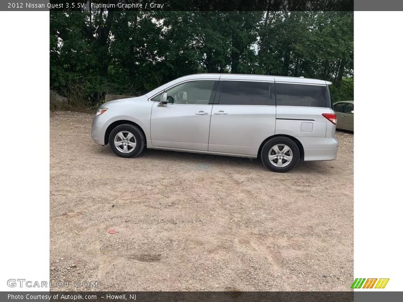 Platinum Graphite / Gray 2012 Nissan Quest 3.5 SV