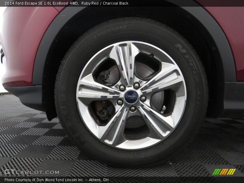 Ruby Red / Charcoal Black 2014 Ford Escape SE 1.6L EcoBoost 4WD
