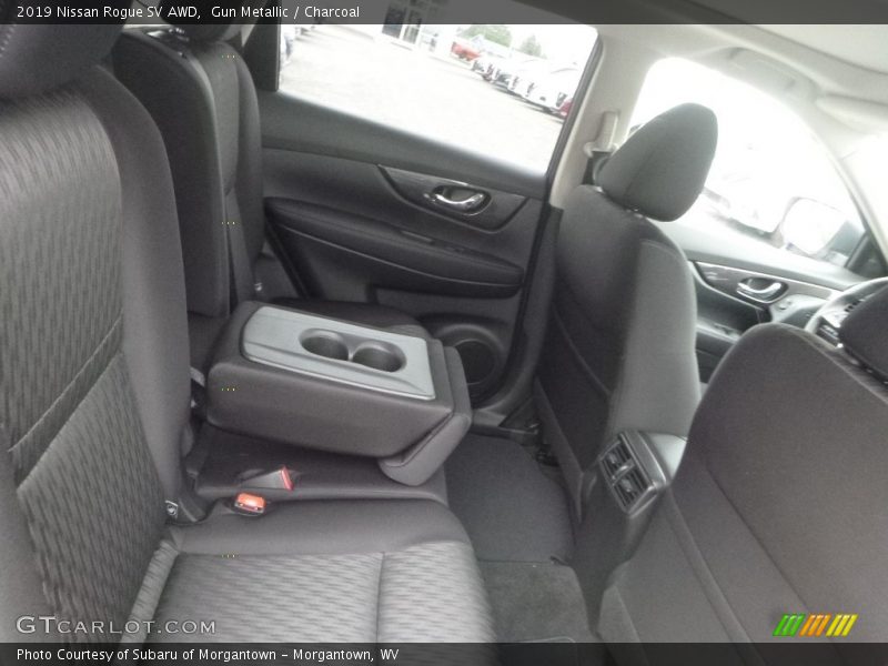 Gun Metallic / Charcoal 2019 Nissan Rogue SV AWD
