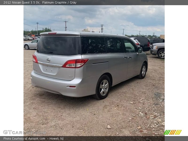 Platinum Graphite / Gray 2012 Nissan Quest 3.5 SV
