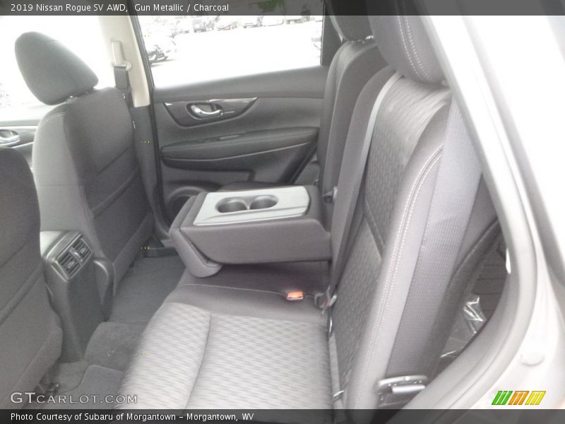 Gun Metallic / Charcoal 2019 Nissan Rogue SV AWD