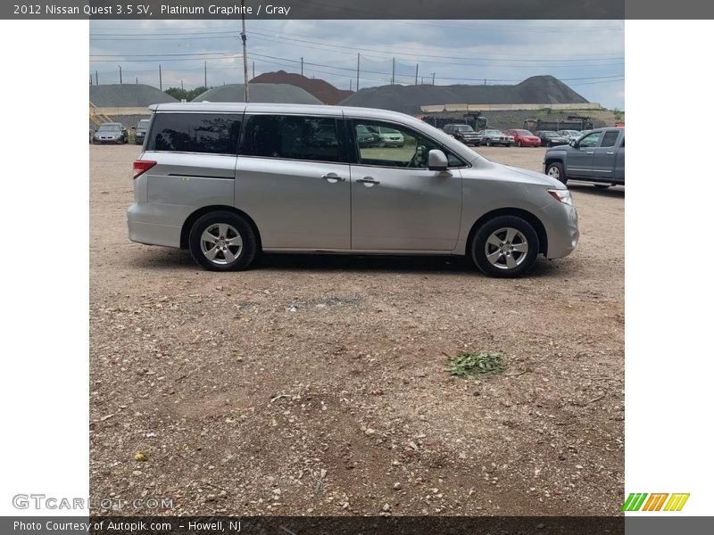 Platinum Graphite / Gray 2012 Nissan Quest 3.5 SV