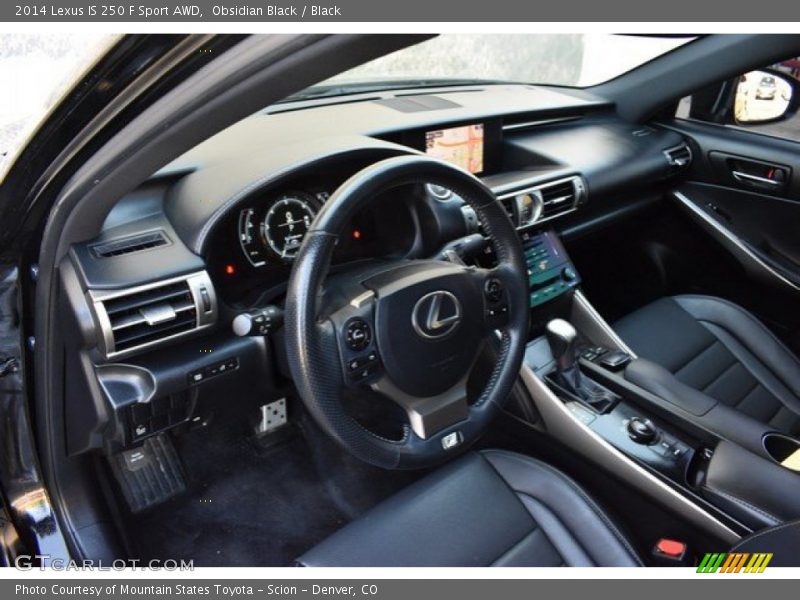 Obsidian Black / Black 2014 Lexus IS 250 F Sport AWD