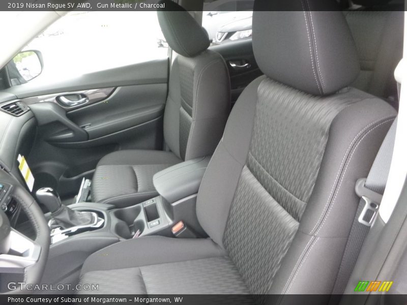 Gun Metallic / Charcoal 2019 Nissan Rogue SV AWD