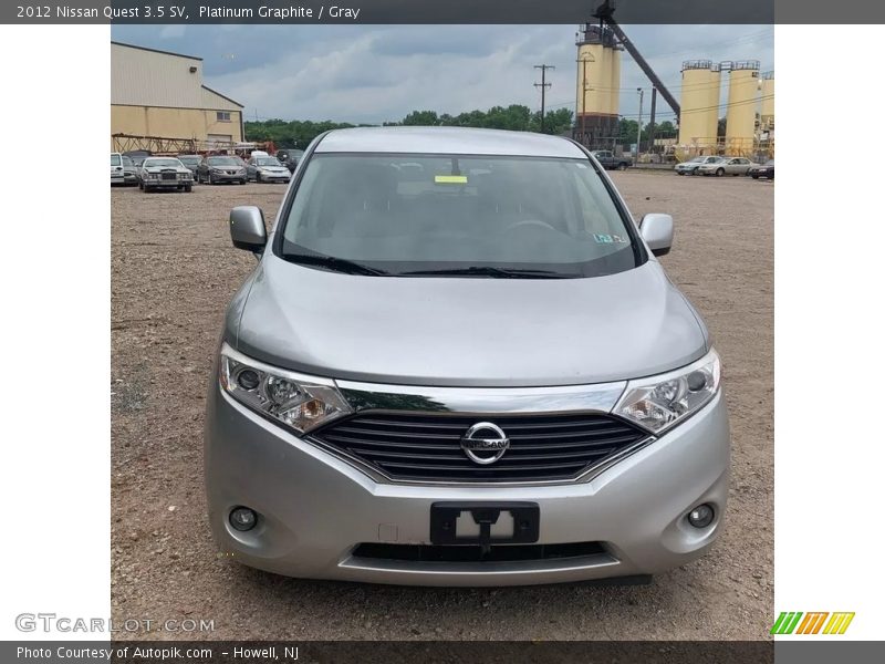 Platinum Graphite / Gray 2012 Nissan Quest 3.5 SV