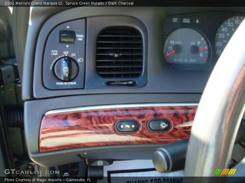 Spruce Green Metallic / Dark Charcoal 2001 Mercury Grand Marquis LS