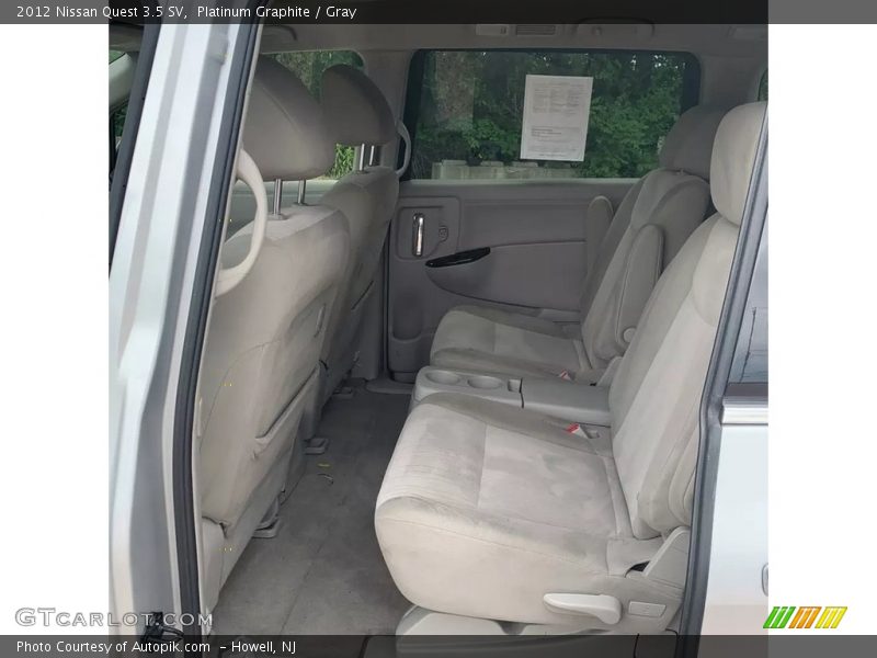 Platinum Graphite / Gray 2012 Nissan Quest 3.5 SV