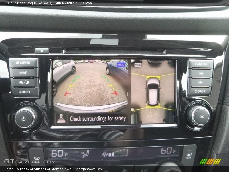 Gun Metallic / Charcoal 2019 Nissan Rogue SV AWD