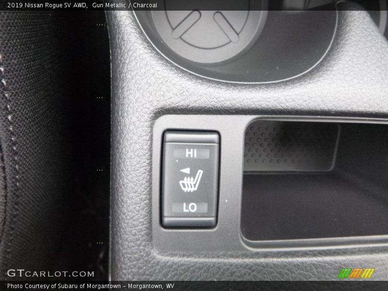 Gun Metallic / Charcoal 2019 Nissan Rogue SV AWD