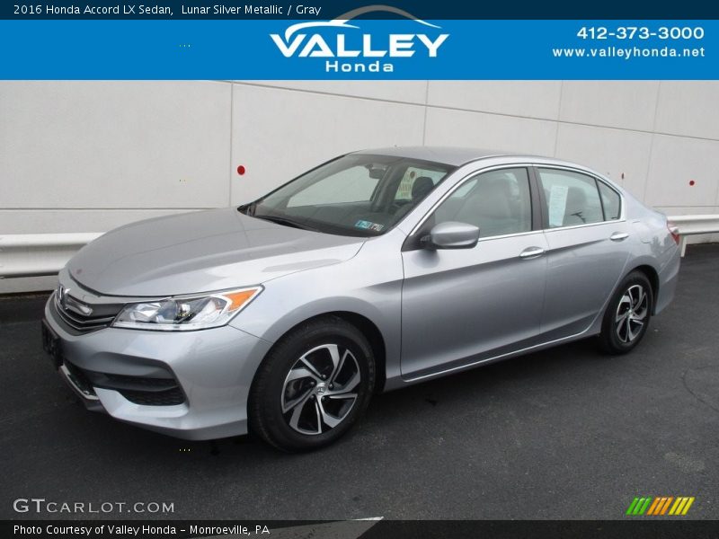 Lunar Silver Metallic / Gray 2016 Honda Accord LX Sedan