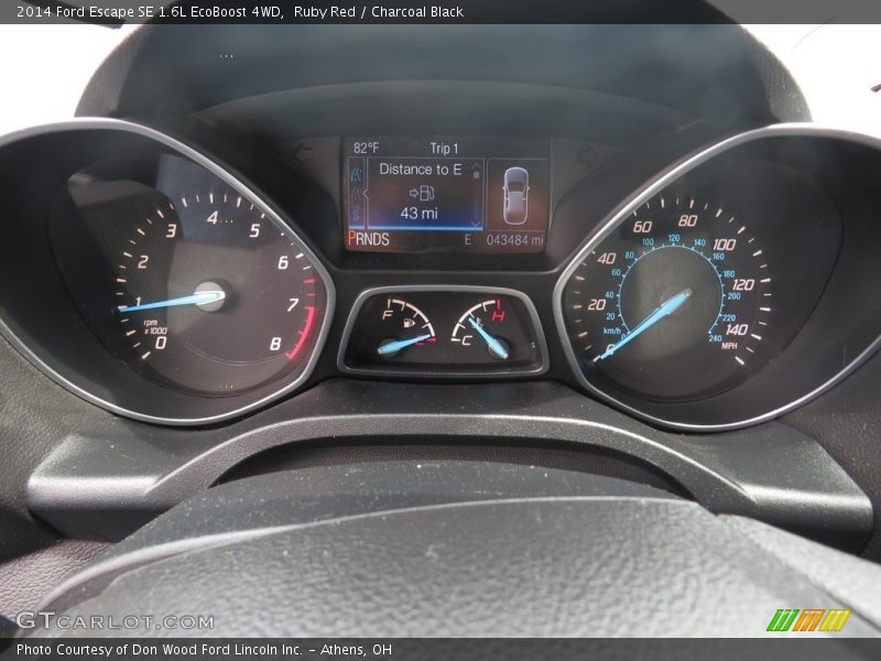 Ruby Red / Charcoal Black 2014 Ford Escape SE 1.6L EcoBoost 4WD