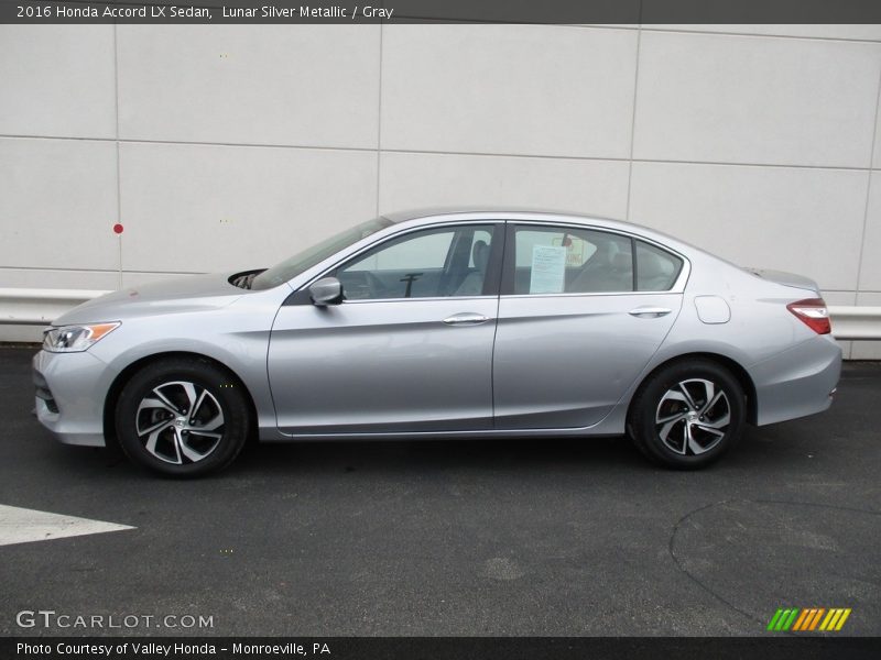 Lunar Silver Metallic / Gray 2016 Honda Accord LX Sedan