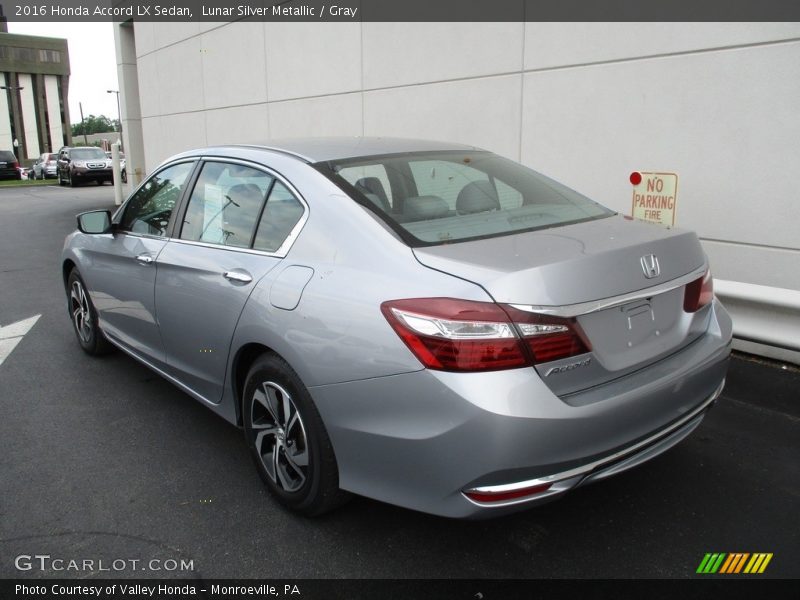 Lunar Silver Metallic / Gray 2016 Honda Accord LX Sedan