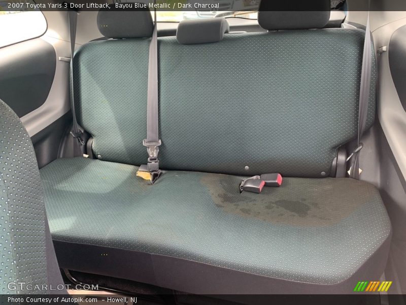 Bayou Blue Metallic / Dark Charcoal 2007 Toyota Yaris 3 Door Liftback