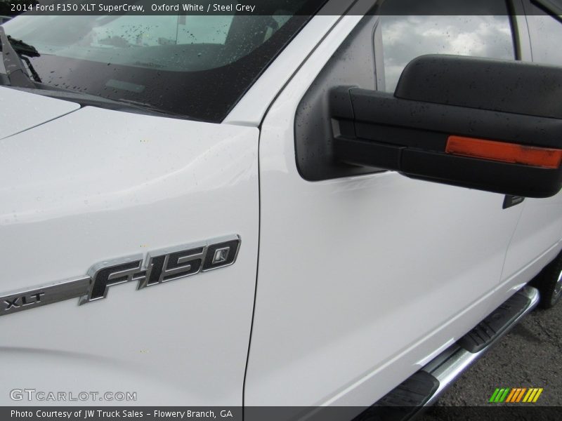 Oxford White / Steel Grey 2014 Ford F150 XLT SuperCrew