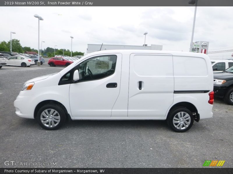 Fresh Powder White / Gray 2019 Nissan NV200 SV