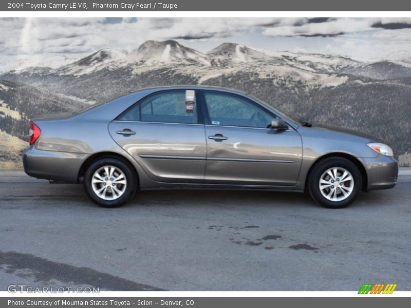 Phantom Gray Pearl / Taupe 2004 Toyota Camry LE V6