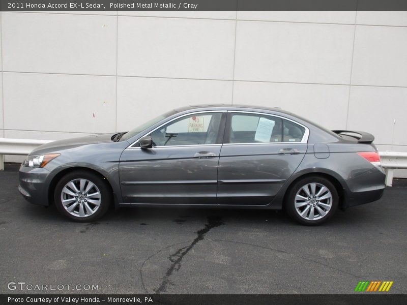 Polished Metal Metallic / Gray 2011 Honda Accord EX-L Sedan