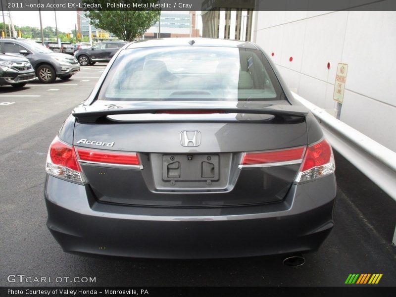 Polished Metal Metallic / Gray 2011 Honda Accord EX-L Sedan