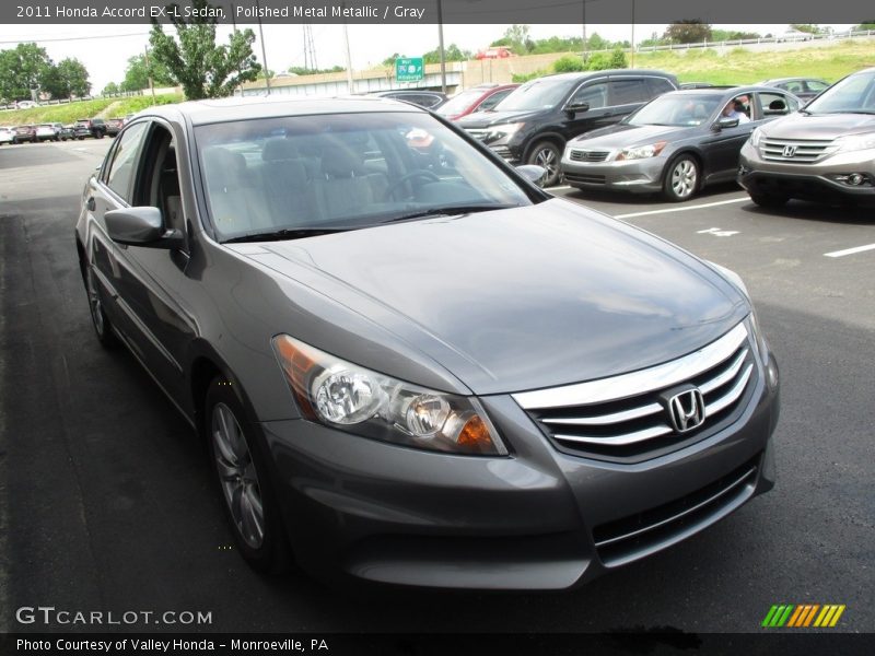 Polished Metal Metallic / Gray 2011 Honda Accord EX-L Sedan