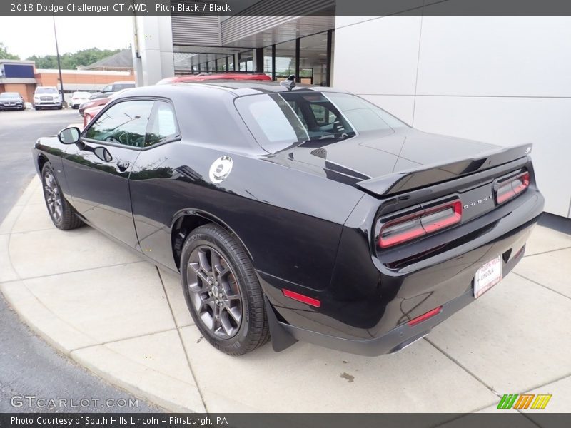 Pitch Black / Black 2018 Dodge Challenger GT AWD