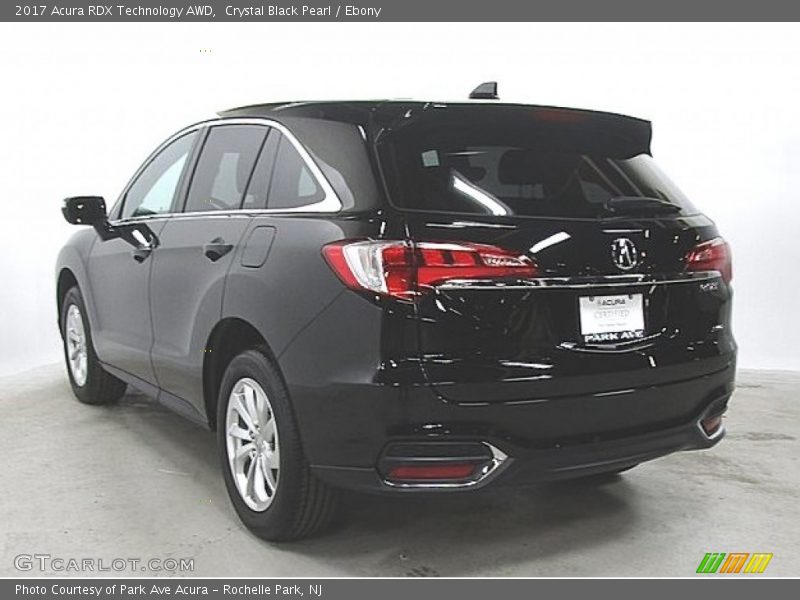 Crystal Black Pearl / Ebony 2017 Acura RDX Technology AWD