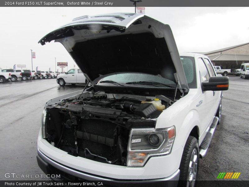 Oxford White / Steel Grey 2014 Ford F150 XLT SuperCrew