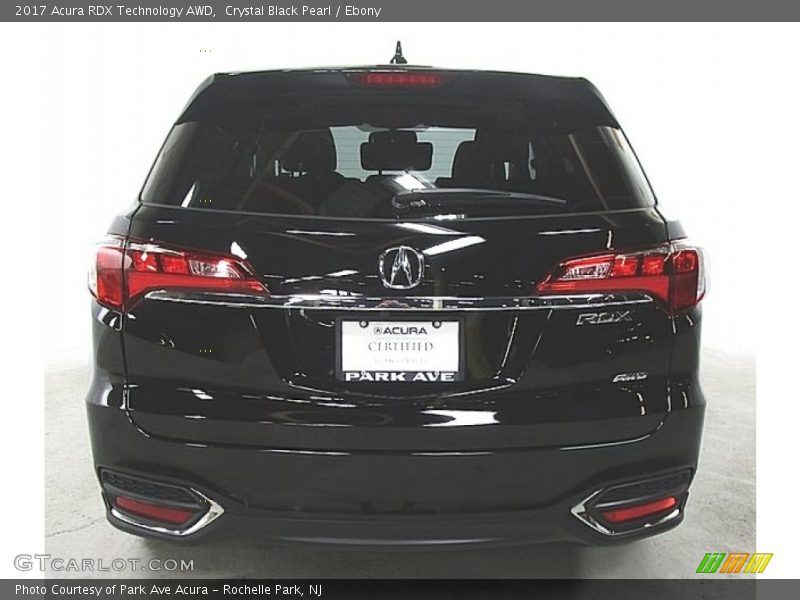 Crystal Black Pearl / Ebony 2017 Acura RDX Technology AWD
