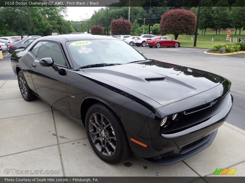 Pitch Black / Black 2018 Dodge Challenger GT AWD