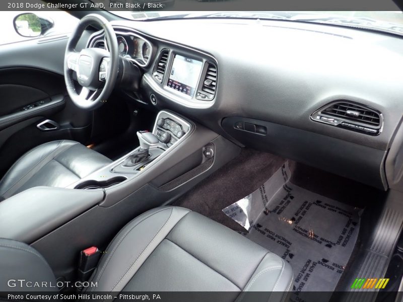 Pitch Black / Black 2018 Dodge Challenger GT AWD