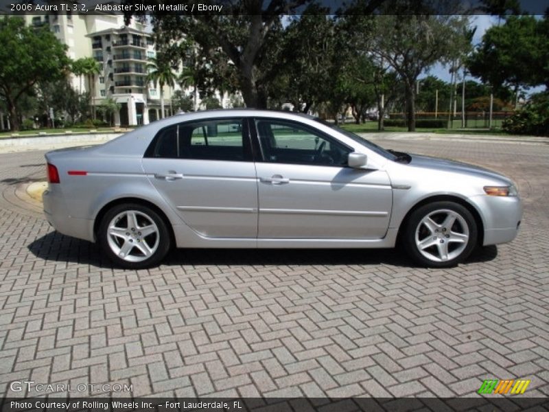 Alabaster Silver Metallic / Ebony 2006 Acura TL 3.2