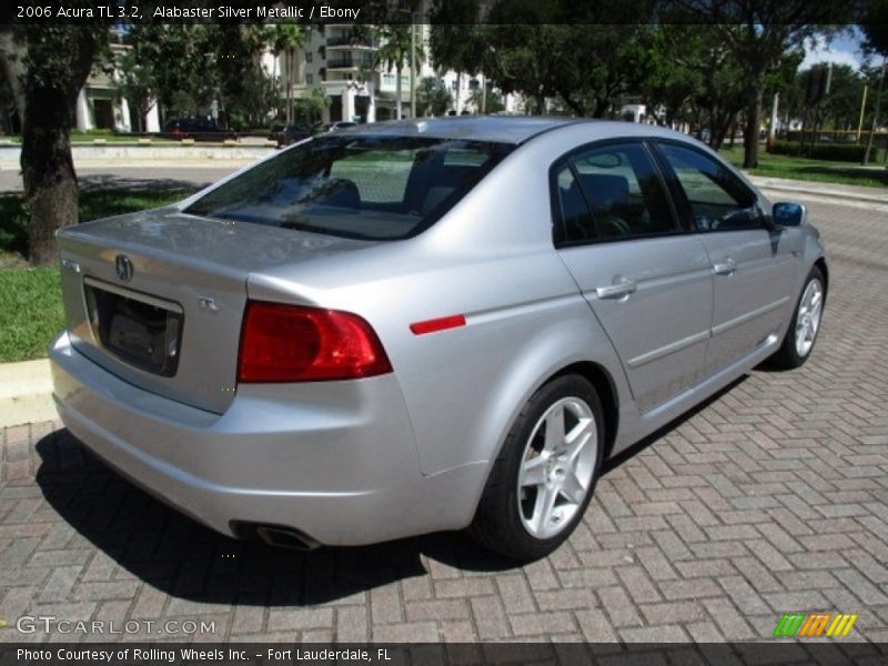 Alabaster Silver Metallic / Ebony 2006 Acura TL 3.2