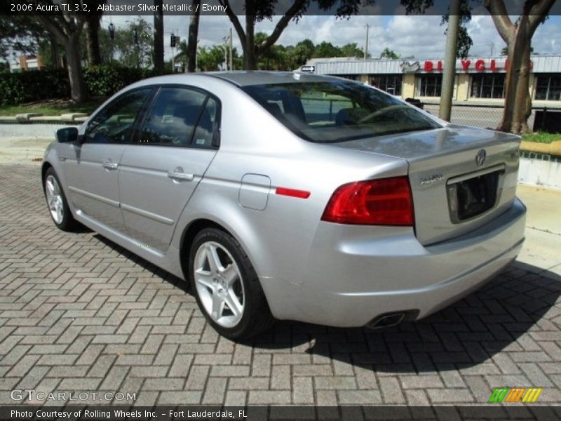 Alabaster Silver Metallic / Ebony 2006 Acura TL 3.2