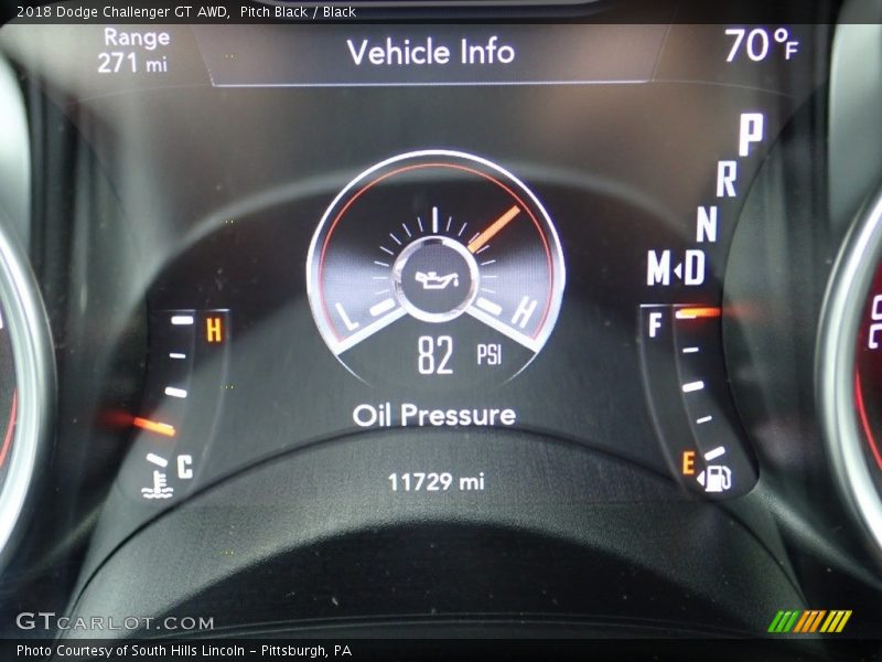 Pitch Black / Black 2018 Dodge Challenger GT AWD