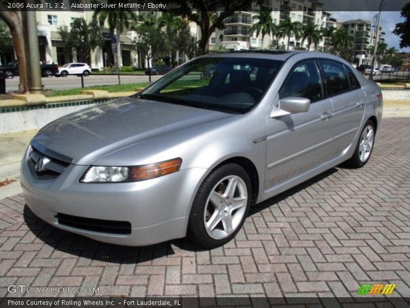 Alabaster Silver Metallic / Ebony 2006 Acura TL 3.2