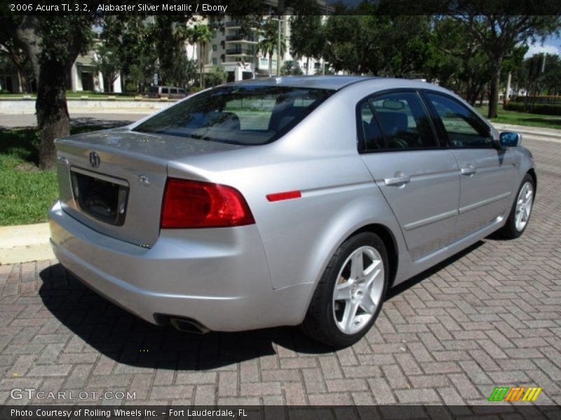 Alabaster Silver Metallic / Ebony 2006 Acura TL 3.2