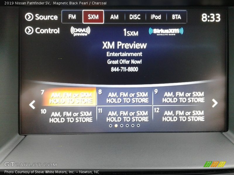 Magnetic Black Pearl / Charcoal 2019 Nissan Pathfinder SV