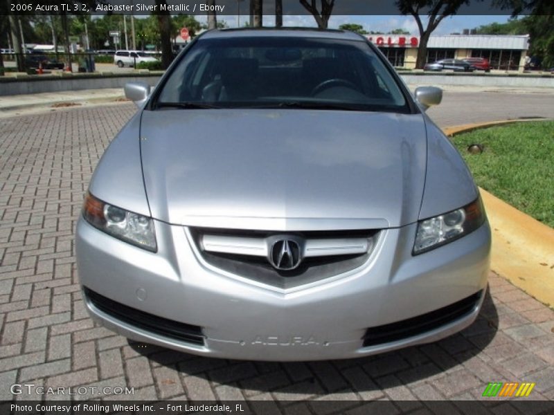 Alabaster Silver Metallic / Ebony 2006 Acura TL 3.2