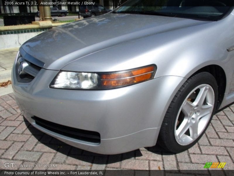 Alabaster Silver Metallic / Ebony 2006 Acura TL 3.2