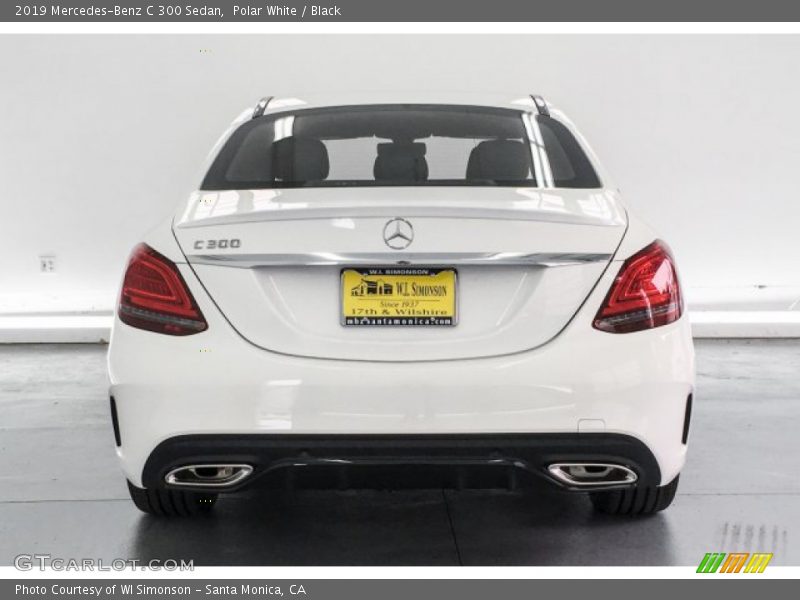 Polar White / Black 2019 Mercedes-Benz C 300 Sedan
