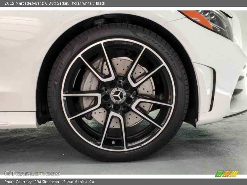 Polar White / Black 2019 Mercedes-Benz C 300 Sedan
