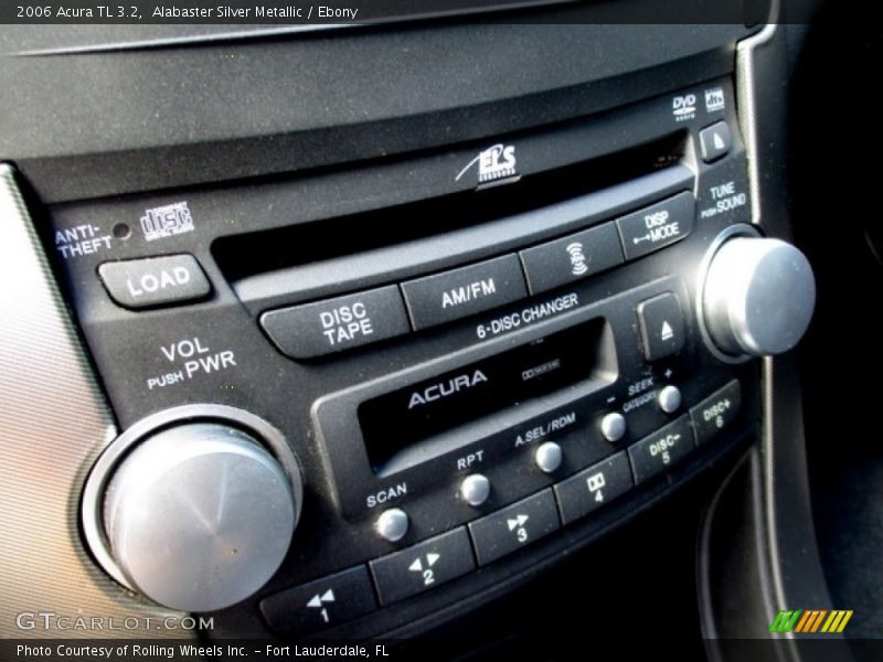 Alabaster Silver Metallic / Ebony 2006 Acura TL 3.2