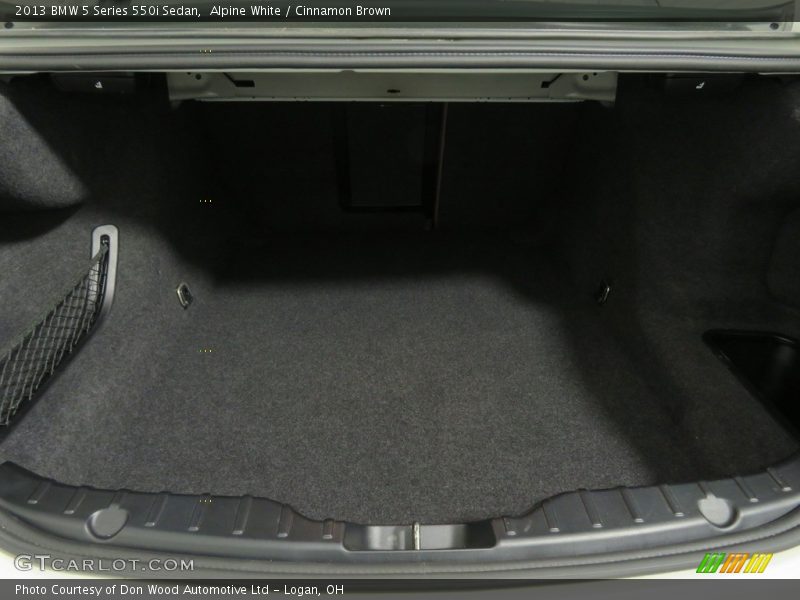 Alpine White / Cinnamon Brown 2013 BMW 5 Series 550i Sedan