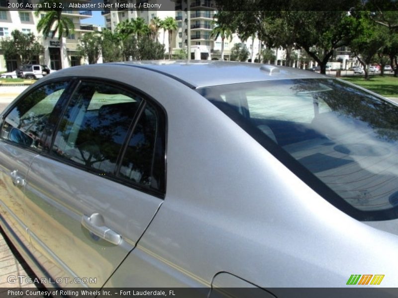 Alabaster Silver Metallic / Ebony 2006 Acura TL 3.2