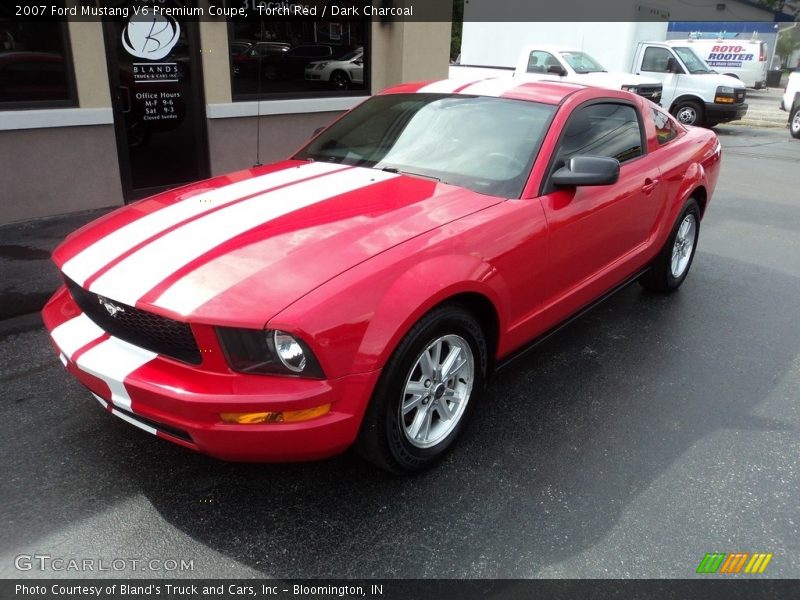 Torch Red / Dark Charcoal 2007 Ford Mustang V6 Premium Coupe