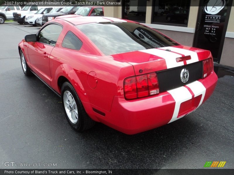 Torch Red / Dark Charcoal 2007 Ford Mustang V6 Premium Coupe