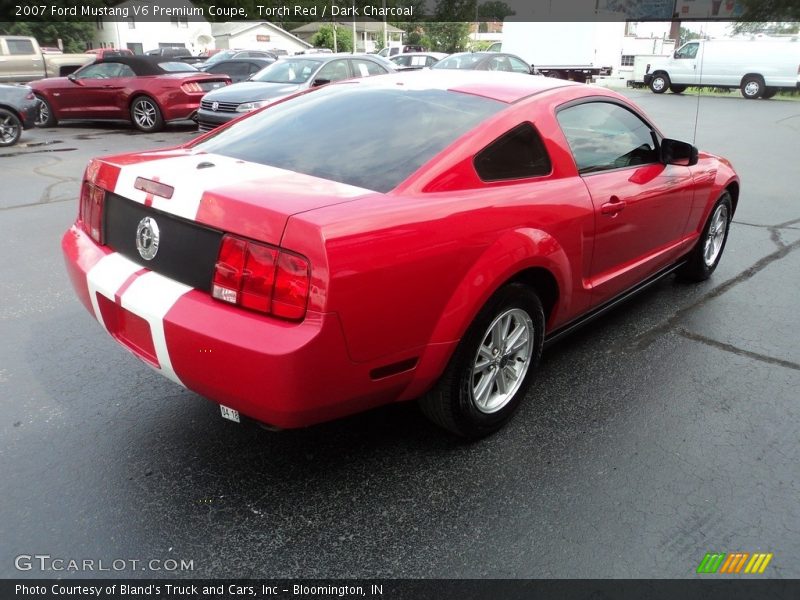 Torch Red / Dark Charcoal 2007 Ford Mustang V6 Premium Coupe
