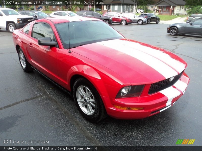 Torch Red / Dark Charcoal 2007 Ford Mustang V6 Premium Coupe
