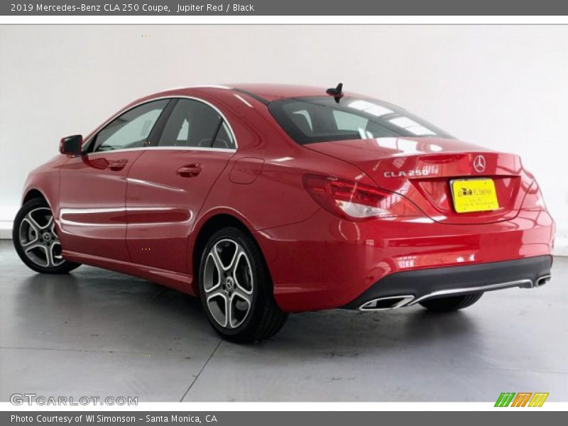 Jupiter Red / Black 2019 Mercedes-Benz CLA 250 Coupe