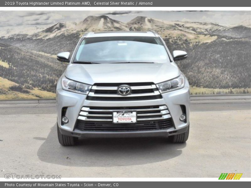 Celestial Silver Metallic / Almond 2019 Toyota Highlander Limited Platinum AWD